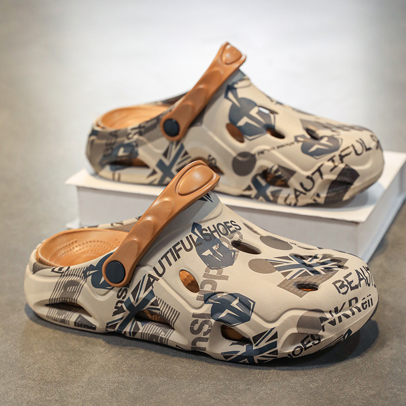 Espadrille Slip On - Heren zomerse outdoor schoenen, klompen, grote