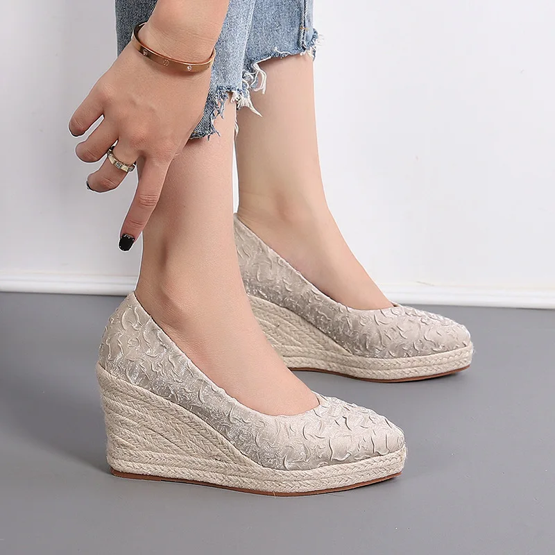 8cm Maat 34-42 Ademend Comfort - Espadrille Slip On recensie en prijs