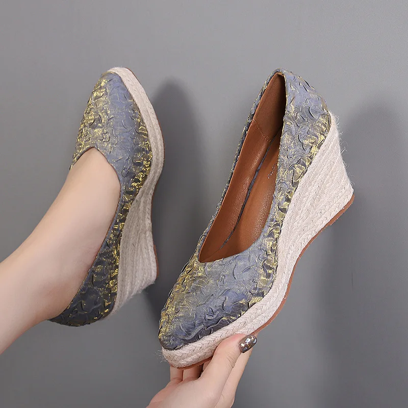 8cm Maat 34-42 Ademend Comfort - Espadrille Slip On recensie en prijs