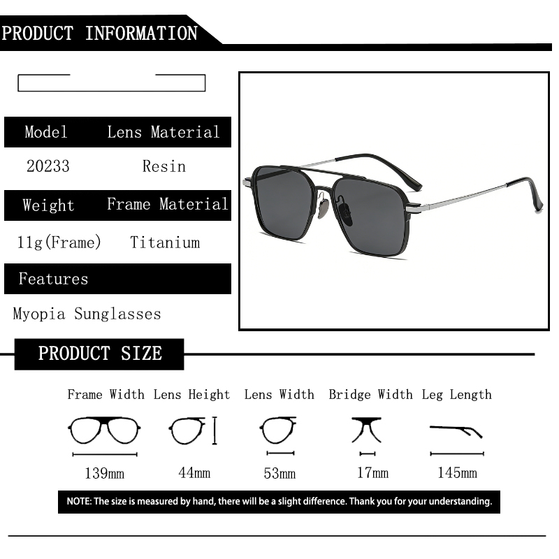 Ultralichte pure titanium dubb - Sunglasses Aviator Polarized recensie en prijs