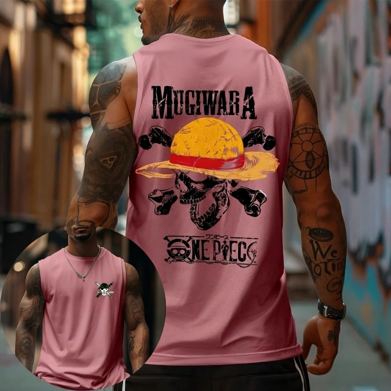 One Piece Mugiwara Strohoed Sc - Tank Top Muscle recensie en prijs