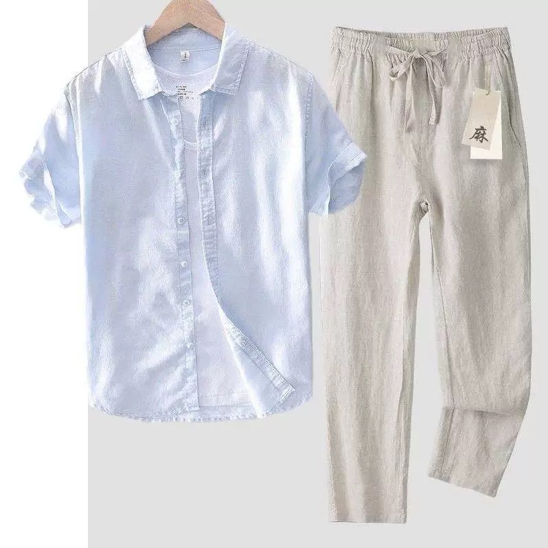 Puur linnen katoenen overhemd  - Linen Shirt Breathable recensie en prijs