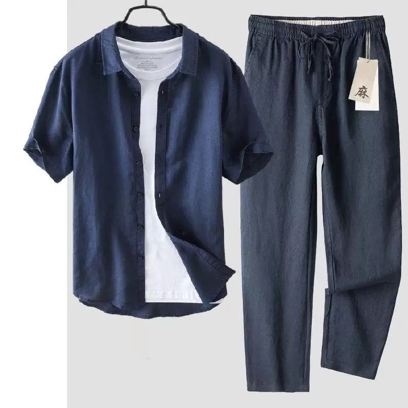 Puur linnen katoenen overhemd  - Linen Shirt Breathable recensie en prijs