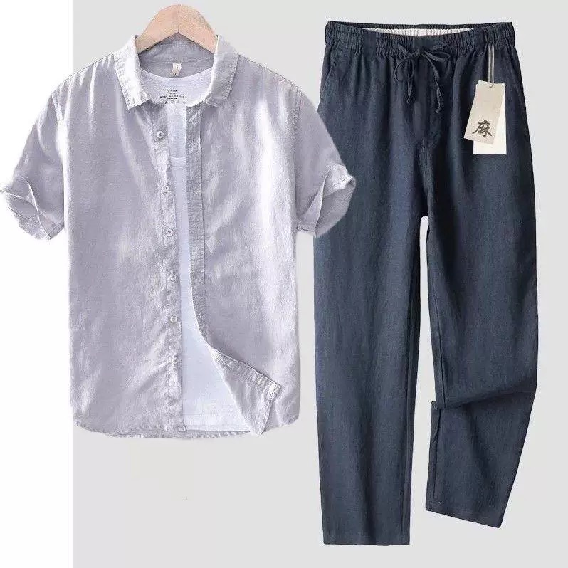 Puur linnen katoenen overhemd  - Linen Shirt Breathable recensie en prijs