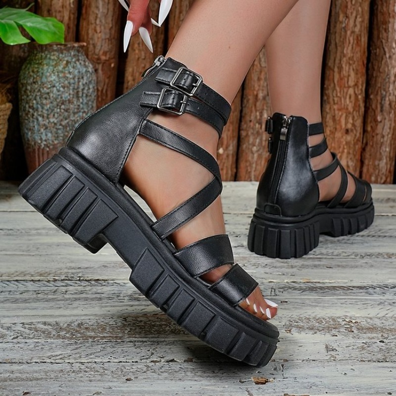 Romeinse stijl holle sandalen  - Espadrille Slip On recensie en prijs