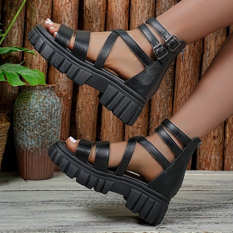 Romeinse stijl holle sandalen  - Espadrille Slip On recensie en prijs