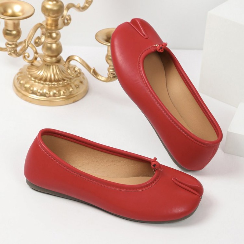 Dames Ballet Flats met Gesplet - Espadrille Slip On recensie en prijs