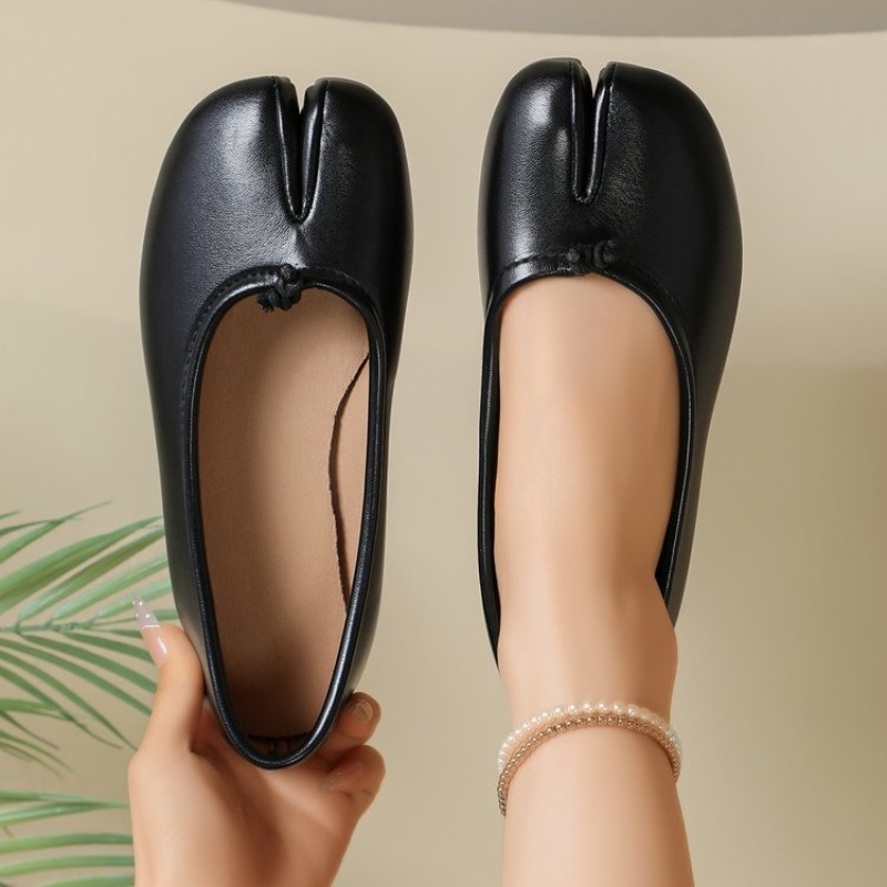 Dames Ballet Flats met Gesplet - Espadrille Slip On recensie en prijs