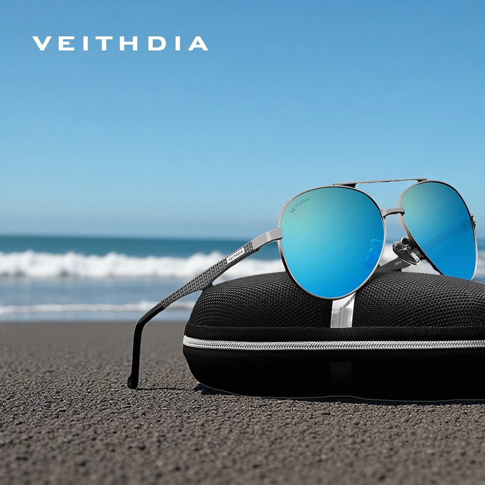 VEITHDIA Pilot Zonnebril Alumi - Sunglasses Aviator Polarized recensie en prijs